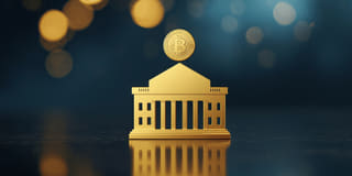 Notícia ilustrada sobre o interesse de instituições em ETFs de criptomoedas